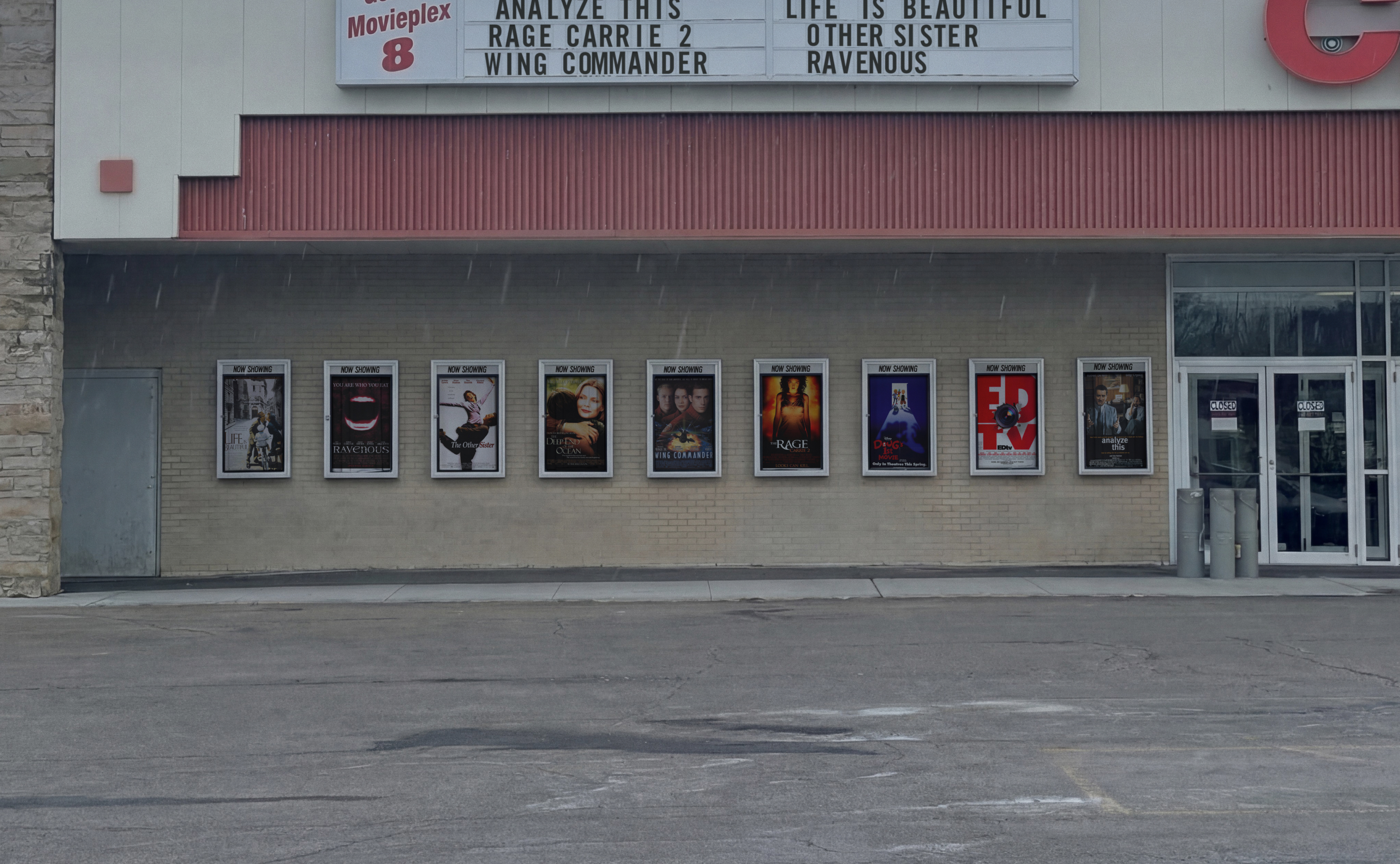 Theater exterior, March 1999