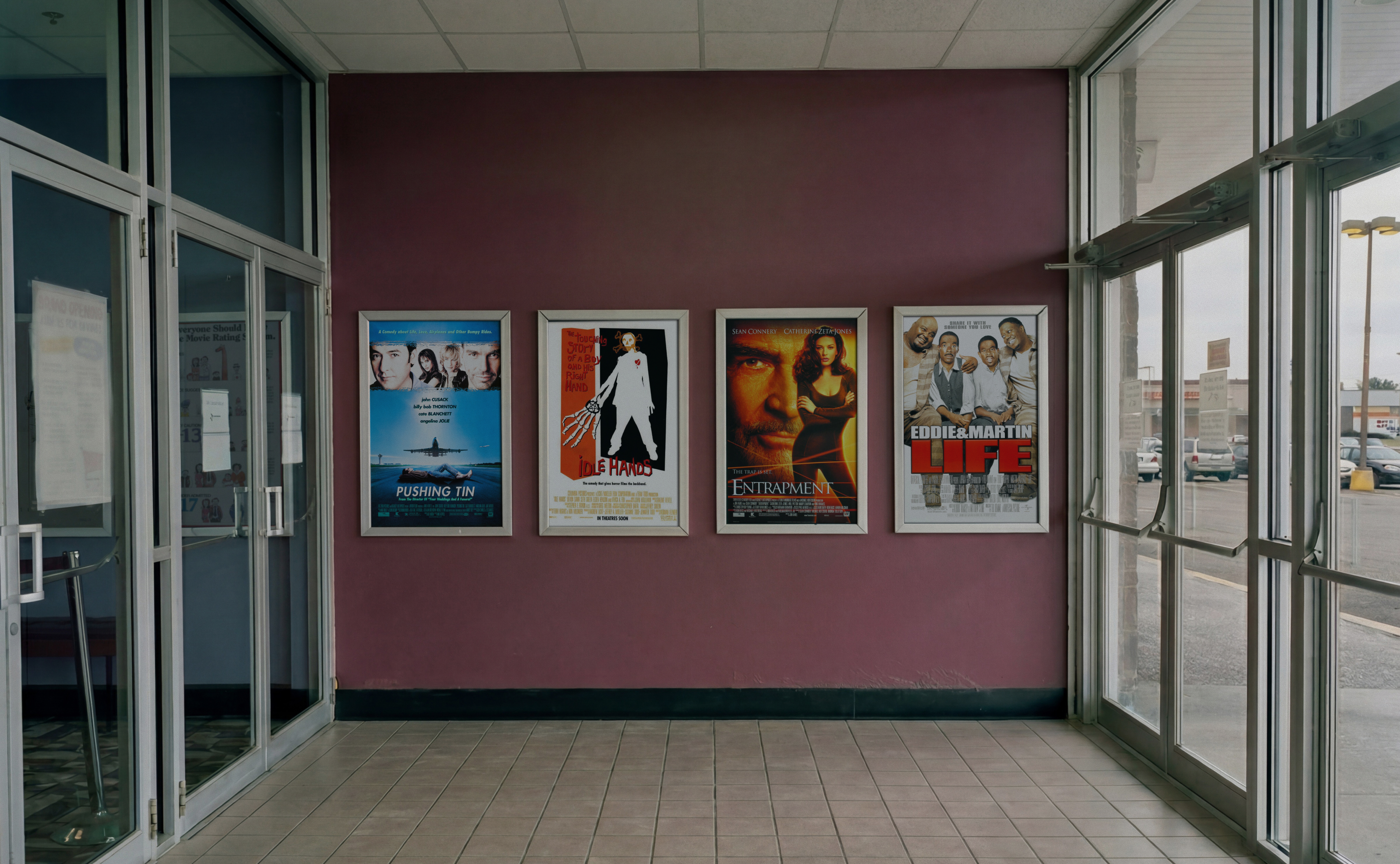 Theater lobby, April 1999